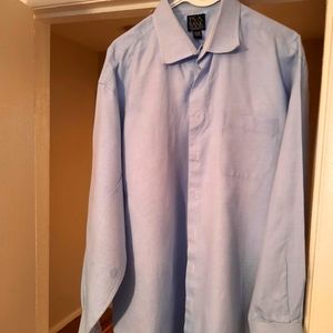 Mens Jos.A.Bank blue dress shirt